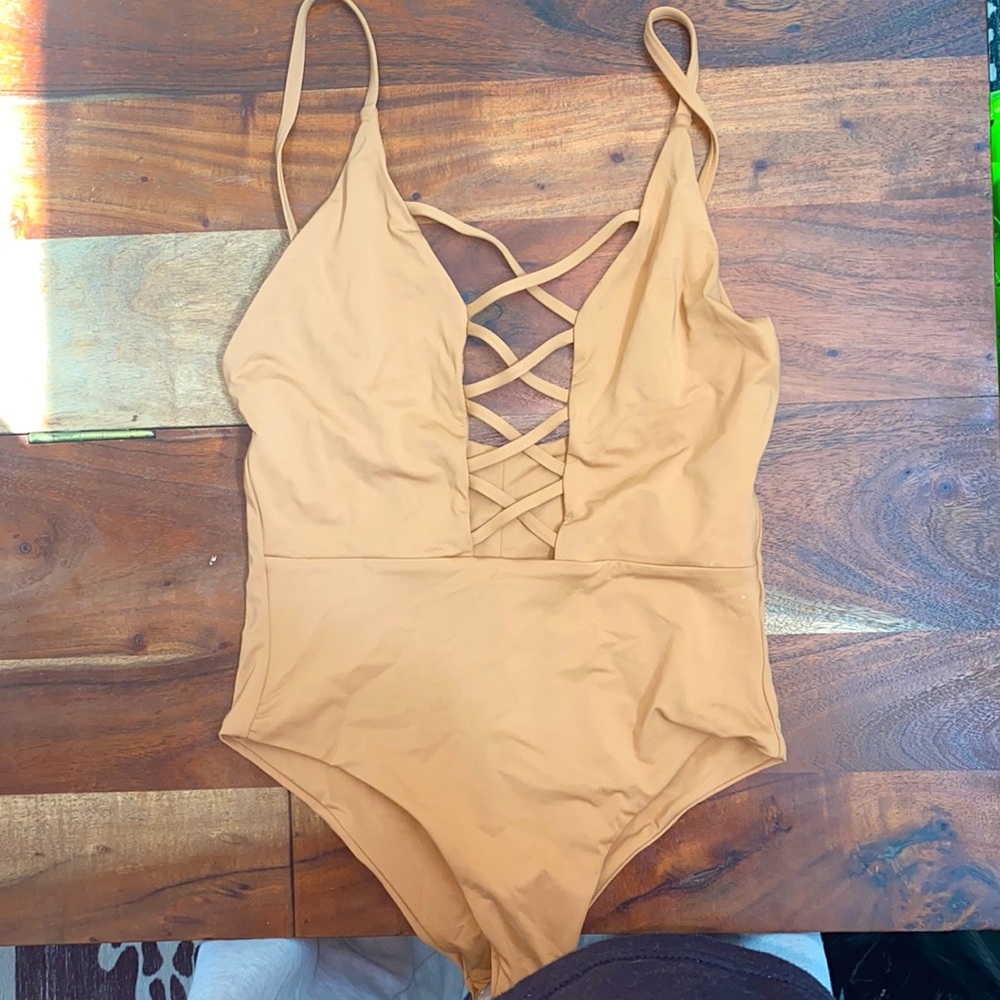 Caramel dippin’ daisy’s one piece suit